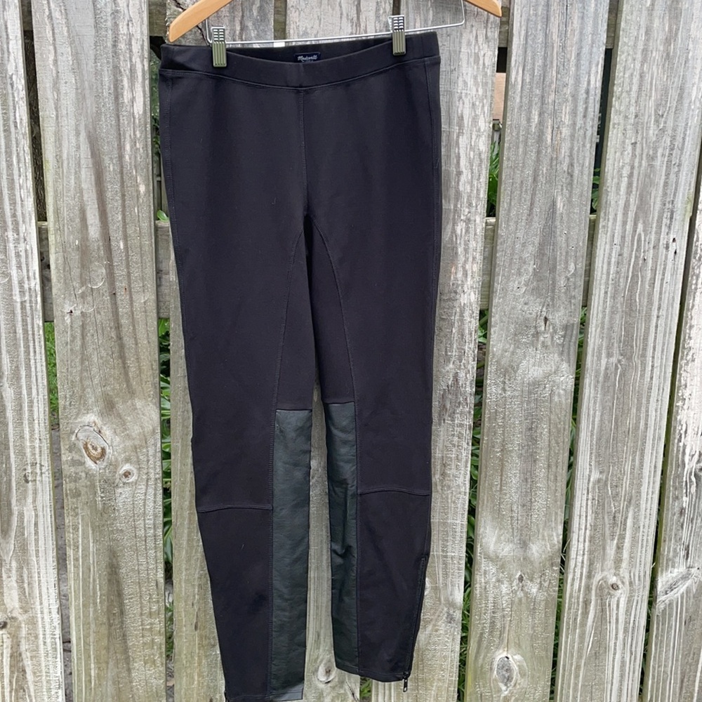 Madewell sz 8 black panel riding pants